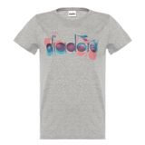Diadora Ss Iconic Açık Gri Kadın T-shirt