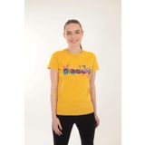 Diadora Ss Iconic Hardal Sarı Kadın T-shirt
