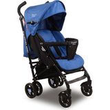 Diamond Baby Pearl Tam Yatar Baston Bebek Arabası - Mavi