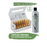 DIAMOND HAIR Dökülen Yağlı Saçlar İçin Yoğunlaştırıcı Saç Serumu ve Bitki Özlü Oily Scalp Şampuan