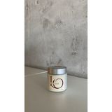 Diamond Kokulu Doğal Soya Wax Buzlu Kavanoz Mum - Beyaz