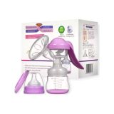 Diamond Mama Elmas Anne Manuel Masajlı Göğüs Pompası, PP ve Silikon, 150 ml, Ergonomik Sap, BPA İçermez, Geniş Ağızlı Biberon Dahil, RH208