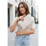 DİAMOND OUTLET Siyah-Gri-Beyaz- Clutch Çanta – 23x14 Cm Fermuarlı Şık El Çantası Günlük Kullanım