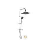 DIAMOND Rainy Krom Kare Flat Tall Duş Seti