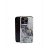 Diamond Serisi iPhone 16 Pro Max Beyaz Telefon Kılıfı