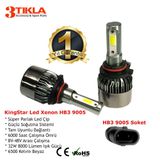Diamond-x Hb3 9005 Beyaz Led Xenon Şimşek Etkili Far Ampül 8000 Lümen