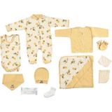 Diamondstar %100 Organik Pamuk Bebek Takımı Hastane Çıkışı Yenidoğan Set 10 Parça - 0 - 3 Ay - Yeşil