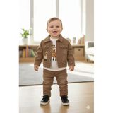 diamondstar Erkek Bebek 6/12/18 Ay Ceket Badi Ve Pantolon Takımı