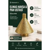 DiamondTool Mermer Granit Seramik İçin M14 Uyumlu 50mm Elmas Havşa ve Pah Kırma Aparatı M14 Konik Taşlama Ucu 723582
