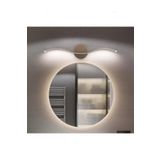Diana Modern Tasarım Kahverengi Renk Gün Işığı Ledli Banyo - Mutfak - Salon Led Duvar Aplik