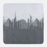 Diaqua City Desenli 54.5x54.5 cm Küvet İçi Paspas