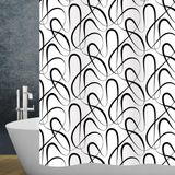 Diaqua Swing Black 180x200 cm Duş Perdesi