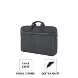 Dias avm 17,3 Inç Notebook ve Laptop Evrak Çantası Darbe Emici Yüzey Ergonomik Tasrım