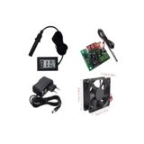 diasithalat Termostat Fan Adaptör Nem Cihazı Higrometre Kuluçka Seti