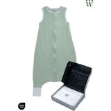 Diawoo Cocoon Walker 4 Mevsim Merino Uyku TULUMU,%100 Merino-Organik Pamuk,2-7 Yaş - Haki - 2 - 4 Yaş