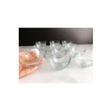 DİBA AVM 12 Adet akasya Cam Mini Sosluk Reçellik Lokumluk Kahve Yanı Ikram Tabağı hacim 50 ml
