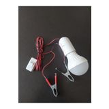 DİBA AVM 12 Volt Çok Amaçlı Oto Seyyar Lamba Kıskaçlı Akü Kutub Başı Baglantılı
