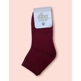 Diba Bayan Bordo Yün Kışlık Patik Çorap - 36 - 40