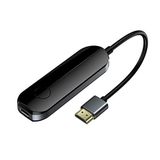 dibdib IPhone için HDMI Kablosu, 4K HD Video Senkronizasyon Ekranı HDMI Adaptörü Dönüştürücü Konektör Kablosu Tüm iPhone/Pad TV/Monitör/Projektör, Kablosuz bağlantı, destek 5G Wifi, 10 metre iletim