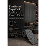 DibiDip Kendinden Yapışkanlı Isı Ses Yalıtımlı 3D Ahşap Dokulu Duvar Paneli 30x275 cm-0,85 m²