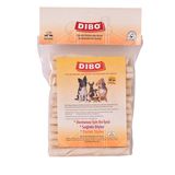 Dibo Sütlü Beyaz 12 cm 600 gr Burgu Çubuk Köpek Çiğneme Kemiği