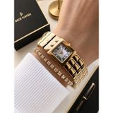 Dice Kayek Premium Vintage Kadın Kol Saati Gold Çelik Kordon 5 ATM Su Geçirmez Bileklik Hediyeli D20 KDK.1.AG1462.20