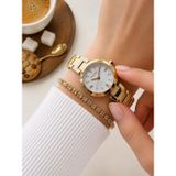 Dice Kayek Premium Vintage Kadın Kol Saati Gold Çelik Kordon 5 ATM Su Geçirmez Bileklik Hediyeli G20 KDK.1.AG1470.20