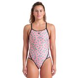 Dices Swimsuit Super Fly Back Kadın Pembe Yüzücü Mayosu 009464950