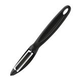 DICK F. Çok amaçlı soyucu 18 cm (sebze soyucu siyah, tırtıklı kesimli bıçak, sert kaseler için de uygundur, plastik sap) 82522002