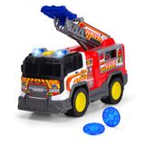 Dickie, 203306020, Serbest Tekerlek, Işıklı ve Sesli, Katlanabilir Merdiven, Açılır Yan Kapı, Dart Atıcı, 30 cm,