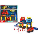 Dickie Toys Acil Durum Hizmetleri Istasyonu ve Araç Oyun Seti - Siyah - Beyaz