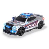 Dickie Toys - Street Force – 33 cm büyüklüğünde motorlu polis arabası, mavi ışık, siren, bagaj, polis oyuncak arabası, 3 yaşından büyük çocuklar için