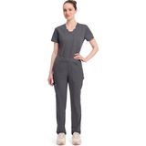 Dickies Balance DKE135 Kadın Scrubs Pantolonu – Ithal, 6 Cepli, Esnek ve Rahat Doktor / Hemşire Altı - Gri - 2XL