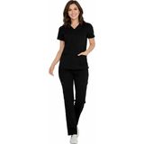Dickies Balance DKE870 – DKE135 Kadın Scrubs Takımı – İthal, Yumuşak Dokulu ve Günlük Kullanıma Uygun Konforlu Doktor Hemşire Forması - Siyah - 2XL