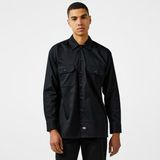 Dickies Work Uzun Kollu Rec Erkek Siyah Gömlek - XS - BLK-Siyah