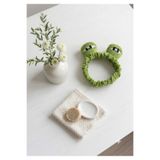 diclecollection Kurbağa Şeklinde Peluş Taç Peluş Saç Bandanası Saç Aksesuarı