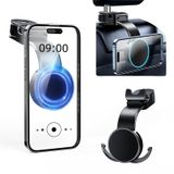 DICMKY Manyetik Telefon Tutuculu Araba Koltuğu Arkalığı için Kafalık Kancası, Çantalar ve Çantalar için Çok Fonksiyonlu Araba Koltuğu Kancaları, El Çantası Bakkal Çantası, Çanta Askısı, Araba