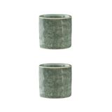Dicmracy 3.4 oz Seramik Çin Kung Fu Bardakları, Japon Çay Fincanları, Espresso Bardakları, Çay Bardakları 2'li Set