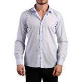Dicotto Açık Mavi Dar Kesim Slim Fit Uzun Kol Düz Renk Erkek Gömlek - 151-3 - XL - Mavi - Açık Mavi
