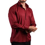 Dicotto Bordo Rahat Kesim Micro Kumaş Kol Düğmeli Regular Fit Erkek Gömlek - 190-13