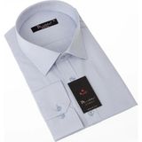 Dicotto Erkek Slimfit Armürlü Gömlek 301 - XL - Buz Mavi