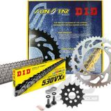 Did-Sunstar 2007-2008 Suzuki Gsx-R 1000 Uyumlu Zincir Dişli Set Çelik Renk