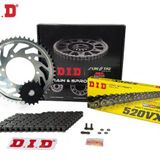 Did-Sunstar 2007-2022 Kawasaki Kle 650 Versys Uyumlu Zincir Disli Set Celik Renk