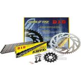 Did-Sunstar 2009-2016 Suzuki Gsx-R 1000 Uyumlu Zincir Dişli Set Gold (Sarı) Renk