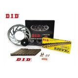 Did-sunstar 2010-2018 Ktm 690 Duke R Uyumlu Zincir Dişli Set Gold Sarı Renk
