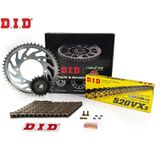 Dıd Zincir Dişli Seti Bajaj Domınar 400 Cc 2013-2020 / Zincir : Dıd-520vx3 Gold -120 / Dişli: Jt 15t-45t
