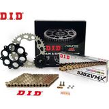 Dıd Zincir Dişli Seti Ducatı Multıstrada Pıkes Peak 1260 Cc 2018-2021 / Zincir : Dıd-530zvm-x Gold -114 / Dişli: Sunstar 15t-40t