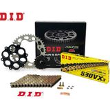 Dıd Zincir Dişli Seti Ducatı Multıstrada S 1200 Cc 2010-2017 / Zincir : Dıd-530vx3 Gold -108 / Dişli: Sunstar 15t-40t