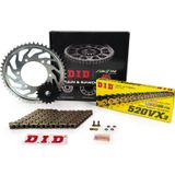 Did ZİNCİR DİŞLİ SETİ HONDA CB R 250cc ZİNCİR: DID-520VX3 Gold-108 ÖN DİŞLİ : SUNSTAR 14T ARKA DİŞLİ: JT 36T 2022-2024