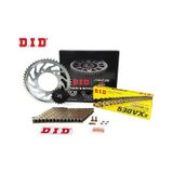 Dıd Zincir Dişli Seti Kawasakı Zx-12r Nınja 1200 Cc 2000-2006 / Zincir : Dıd-530vx3 Gold -116 / Dişli: Sunstar 18t-45t